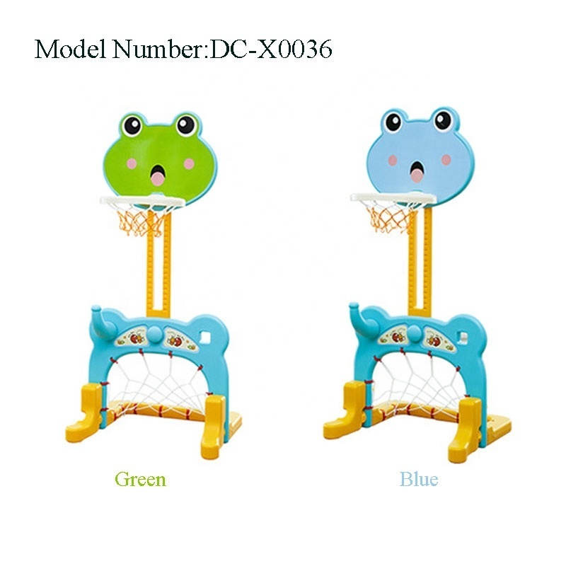 Factory Price Moveable Kids Indoor Plastic Basketball Stands Children Adjustable Basketball Hoop Stand For Baby