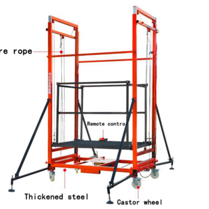 Support customization Mobile Electric Scaffold Lift 3 - 6m Electric Scaffolding