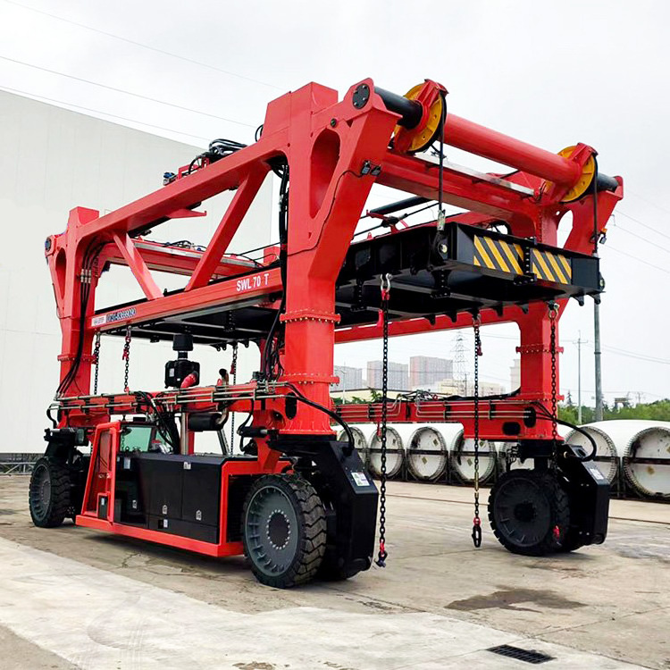 40 80 120 ton multifunctional Straddle Carrier rubber tyred container gantry cranes for sale