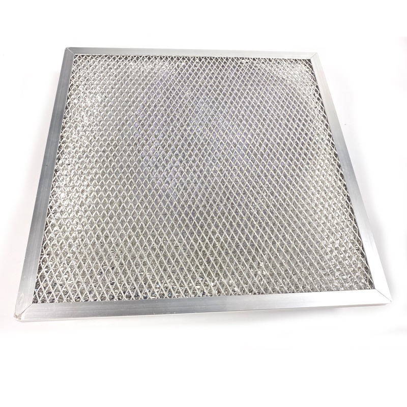 Aluminum Wire Mesh Pre Panel Air Filters Washable Mini Metal Frame For Best Price