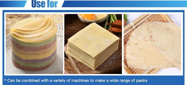 High qualityhigh quality automatic small molding samosa wonton dough making forming dumpling wrapper machine