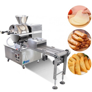 Small Portable Low Price Automatic Mini Pancake Maker Chapati Roti Spring Roll Sheet Making Machine For Canada Dubai Australia