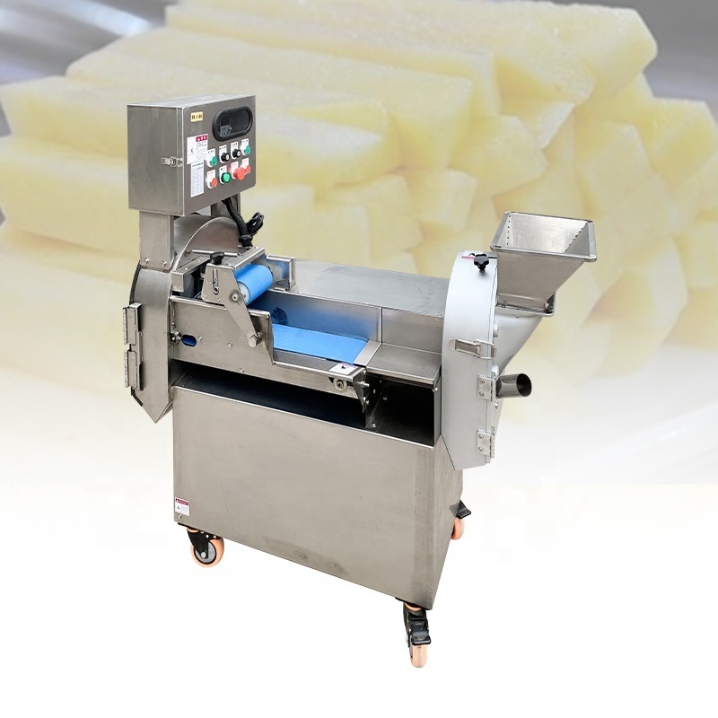 Industrial Multifunction Onion Cutting Machinery Potato Slicer Commercial Kitchen Tool White Vegetable Cutter And Chopper