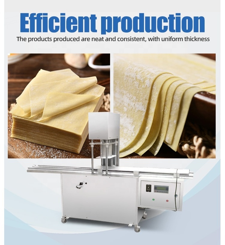 High qualityhigh quality automatic small molding samosa wonton dough making forming dumpling wrapper machine