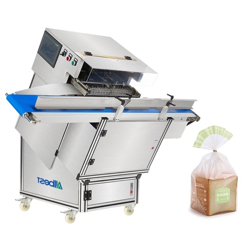 Automatic Bag Tying Machine Bakery Bag Flower Twist Tie Bread Bags Packing Machine