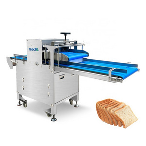 Adjustable Thickness Hamburger Sandwich Hotdog Bread Bun Cutter Smallest Bread Slicer Machine With Motor