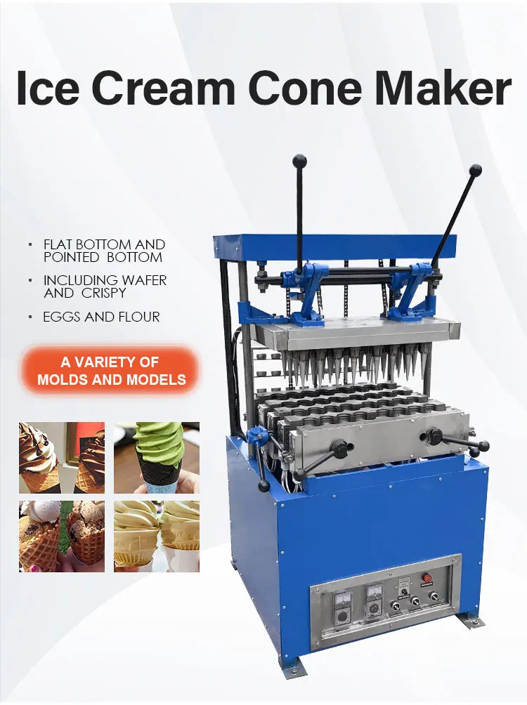 Automatic Edible Donut Ice Cream Tea Coffee Cone Cup Karachi Wafer Biscuit Bake Making Machine