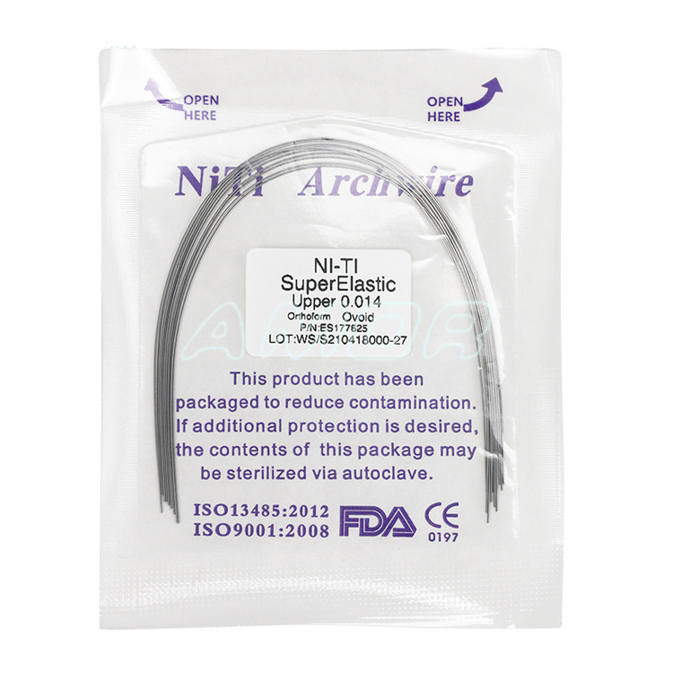 Top sale orthodontic niti 012/014/016/018/020 round archwire