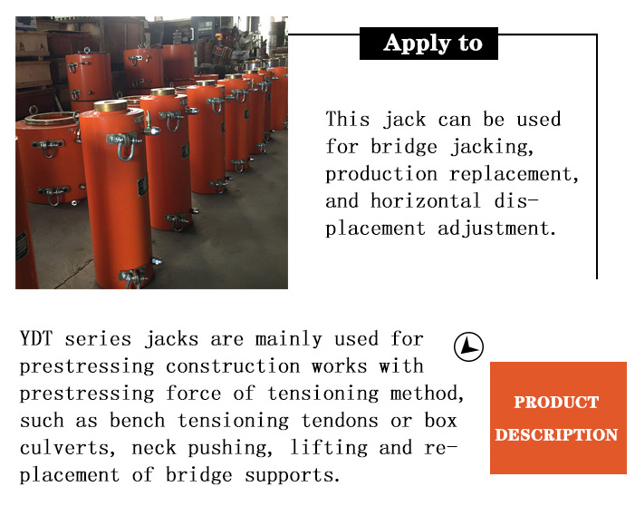 800 Tons Lifting Jack Vertical and Horizontal Double Acting Hydraulic Jack Factory Price Cylinder Lifting Jack