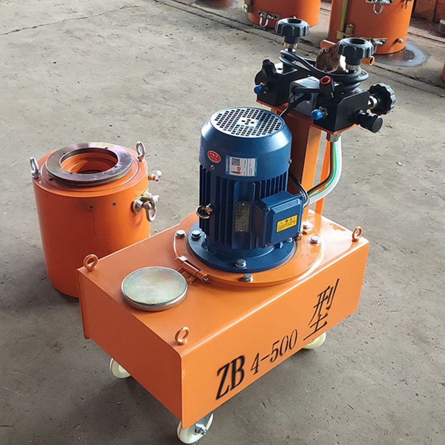 Factory direct sales Prestress electric oil pump used for jack and prestress industry