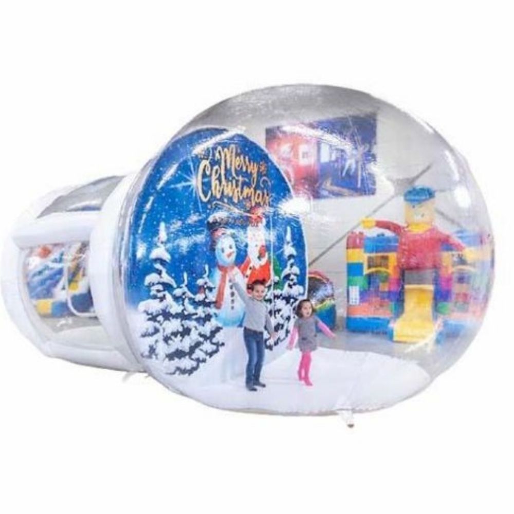 new style  pvc high quality  commercial rental  inflatable snowglobe tent  for children and adults