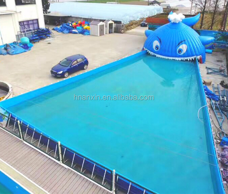 New Water Park project tsunami portable wave pool machine with frame pool for sale