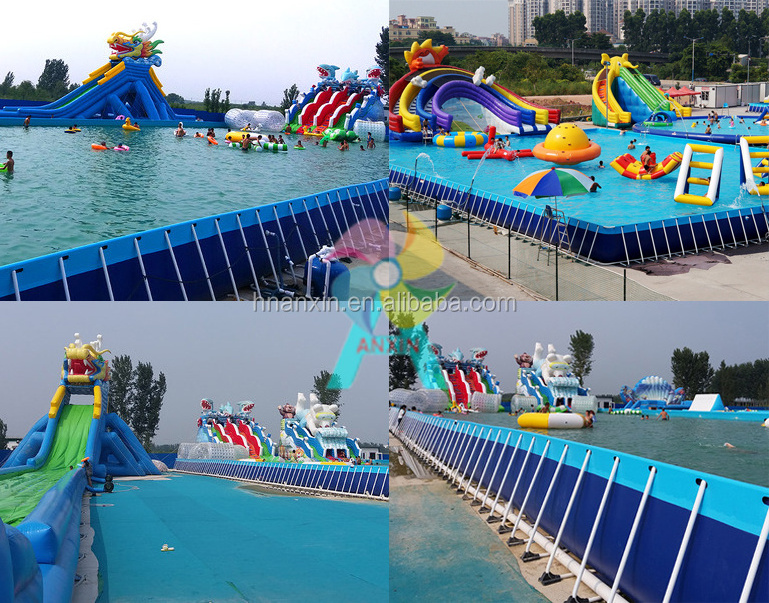 Portable inflatable used adult swimming pool for sale