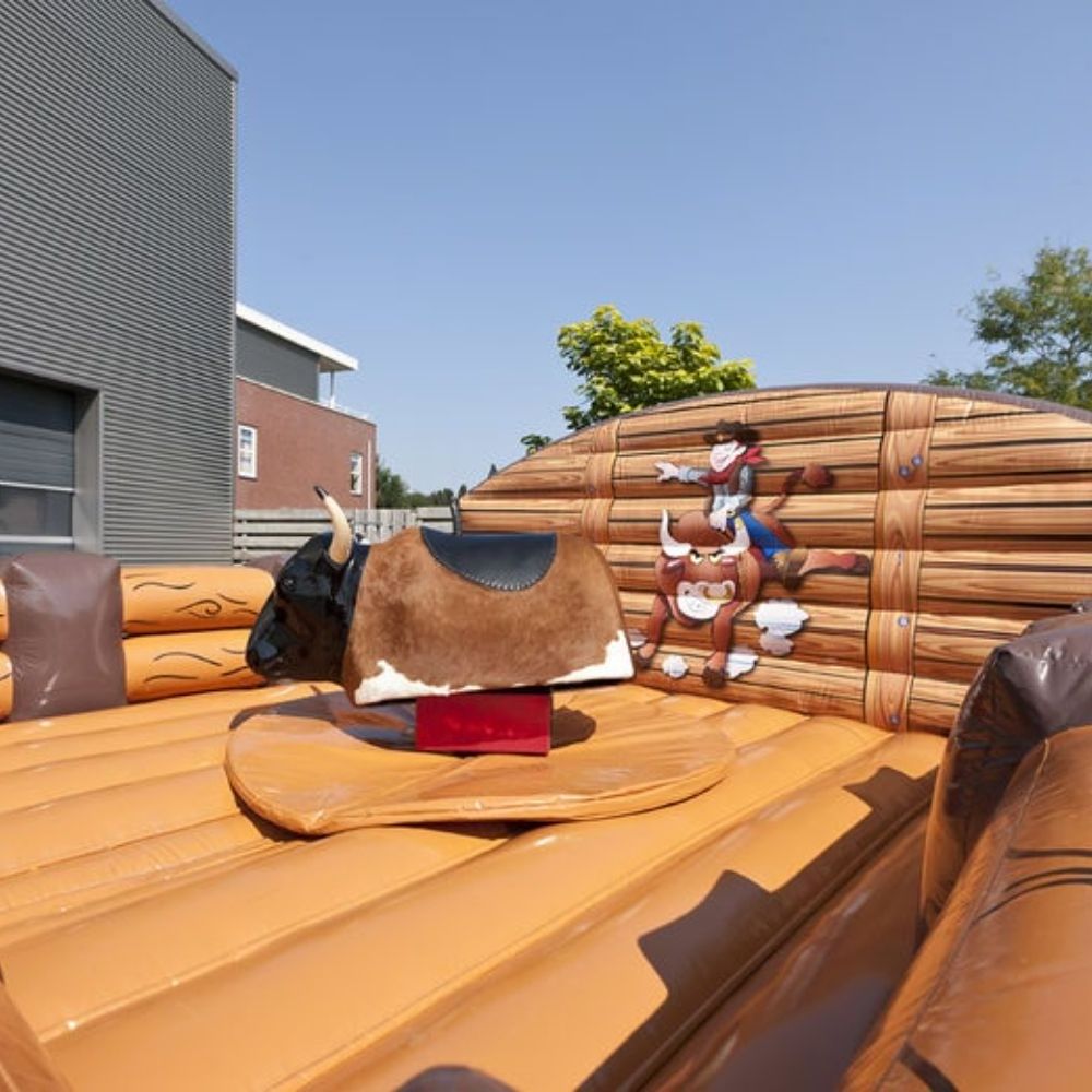 hot sale outdoor  pvc high quality  wholesale commercial rental  inflatable Rodeo Riding Bull Western for children and adults