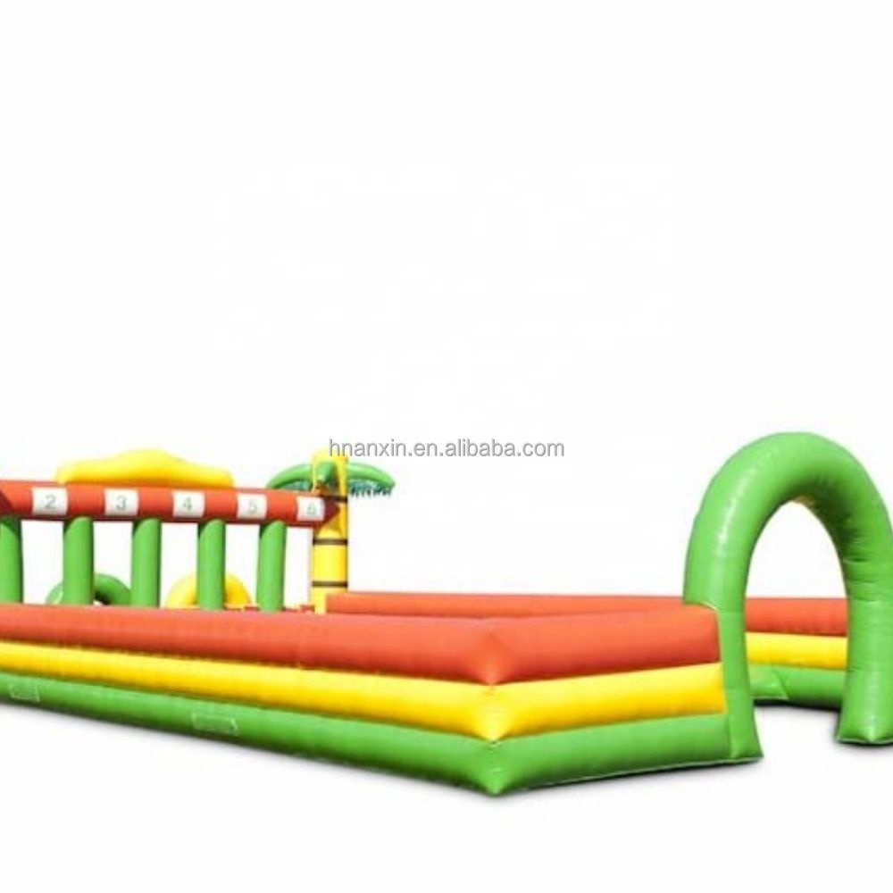 new design outdoor pvc high quality  wholesale commercial rental inflatable Running Horse game Jungle  for children and adults