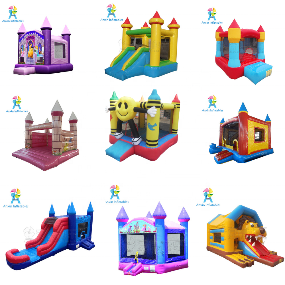 Party rental inflatable trampoline bouncer playground games for children and adult size 10*6m/inflables juegos