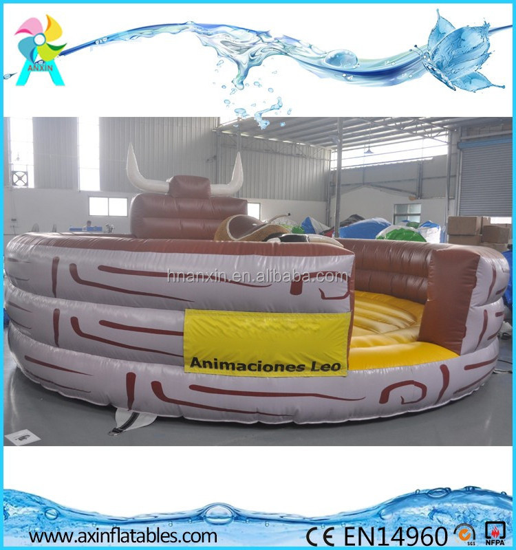 Amusement park games rodeo mechanical bull inflatable bullfighting machine for sale kids mechanical bull