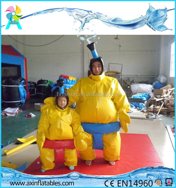 Custom fighting inflatable sports games / kids and adult sumo wrestling suits for sale