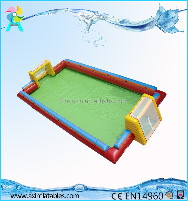 inflatable soap Water Soccer field, inflatable water football pitch sports