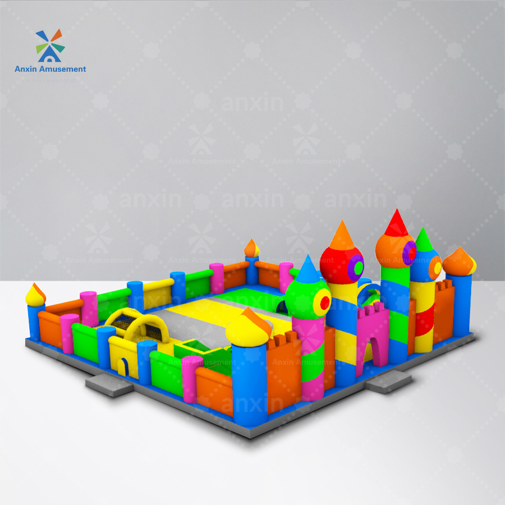 inflatable attraction theme park bounce house commercial inflatable kids playground inflatable theme park for sale