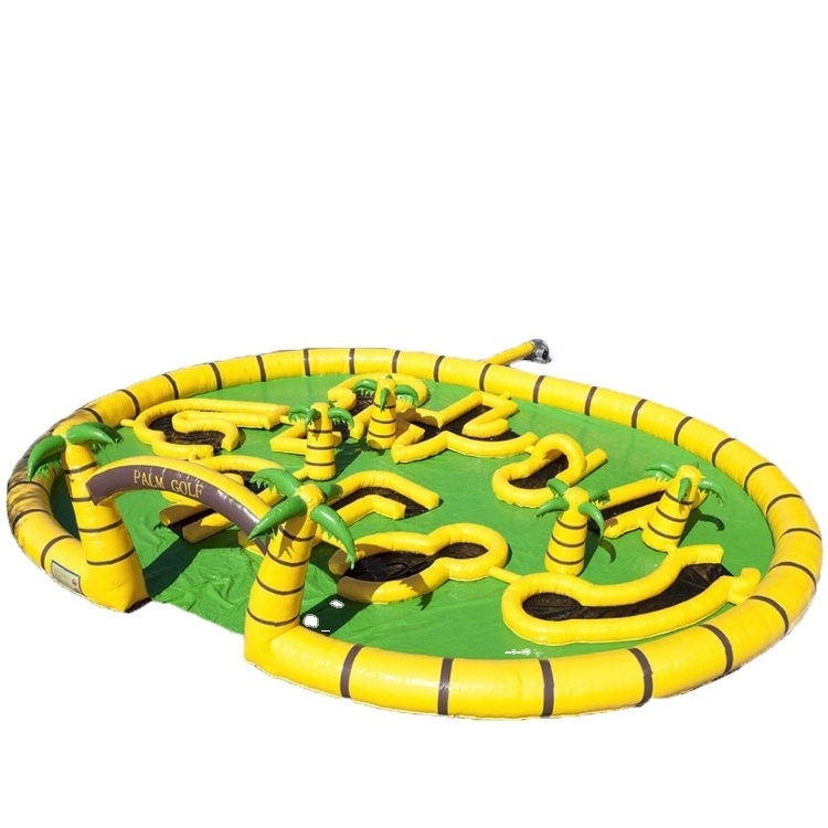 Outdoor game inflatable mini crazy golf game for sale