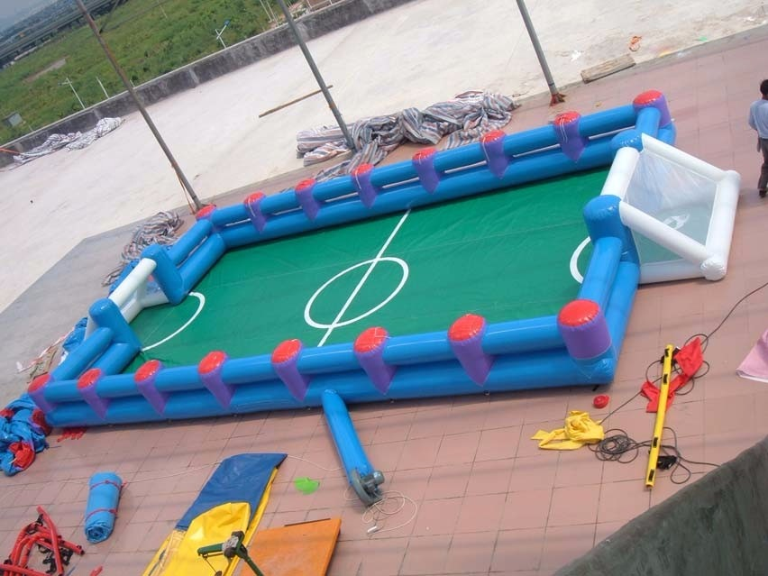 Indoor outdoor new portable mini inflatable water soccer football field /inflatable bubble soccer field for sale