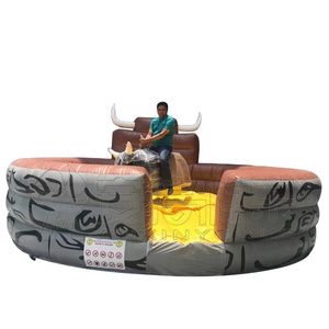 Amusement park games rodeo mechanical bull inflatable bullfighting machine for sale kids mechanical bull