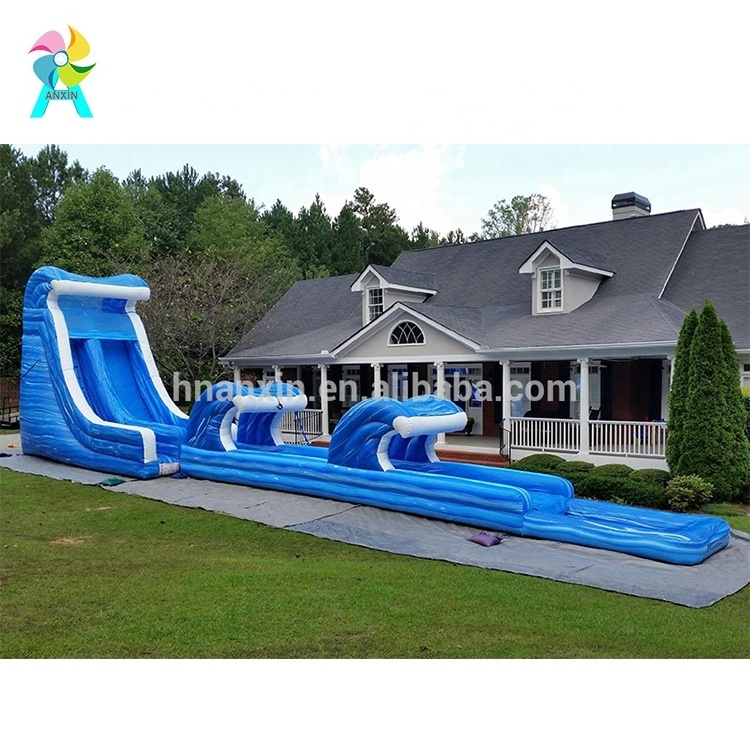 0.55MM PVC Tarpaulin Commercial Adult Big Kahuna China Inflatable Water Slide For Sale