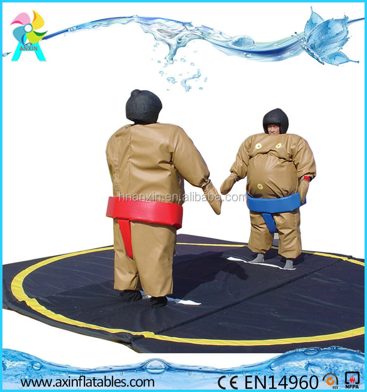 Custom fighting inflatable sports games / kids and adult sumo wrestling suits for sale