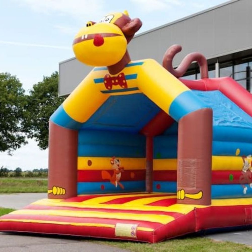 new design  PVC material  attractive  commercial rental monkey theme inflatable  bouncer inflatable bounce house  for kids