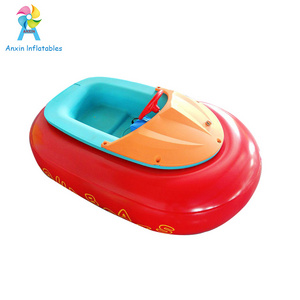 Different colors Electric kids inflatable aqua boat bumper boats for swimming pools