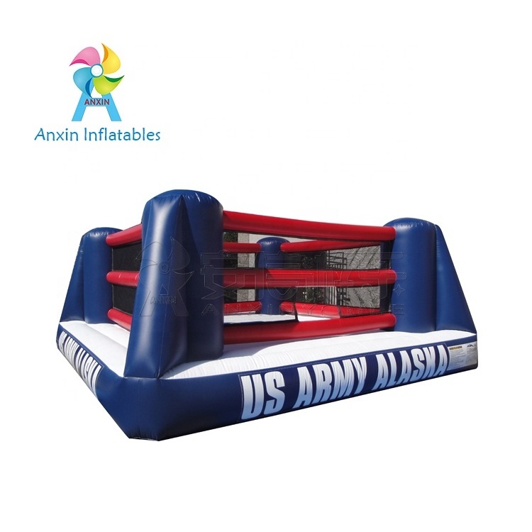 Commercial inflatable wrestling game sport arena bounce house boxing ring inflatable  boxing arena