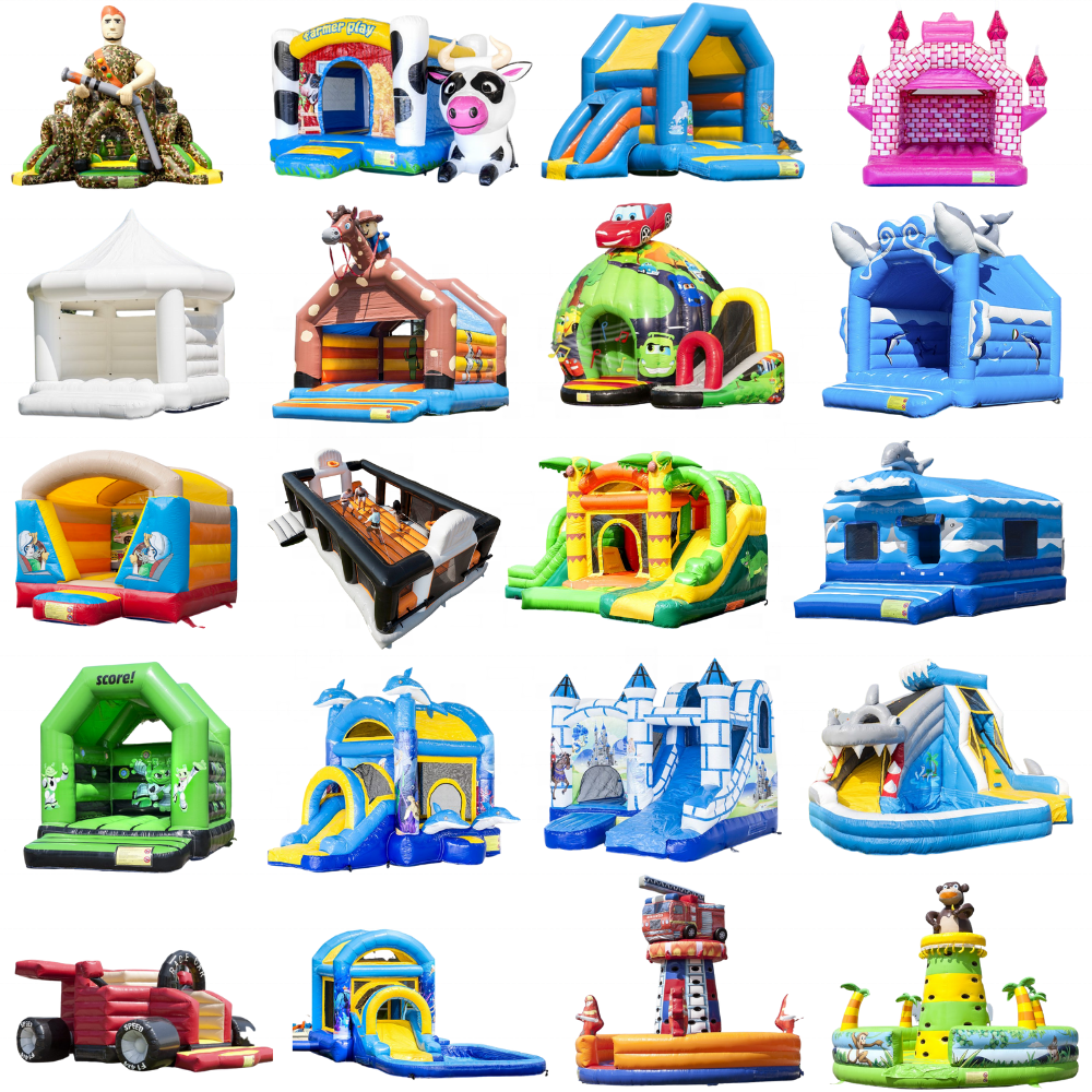 Chinese Culture theme inflatable theme park bounce house commercial castle inflatable playground for kids