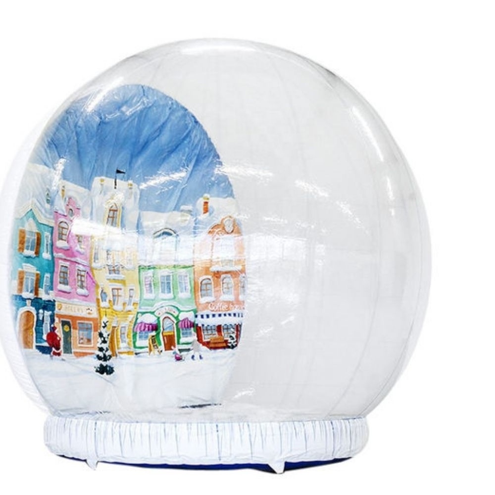 indoor outdoor  pvc high quality  wholesale commercial rental  inflatable snowglobe tent 4m  for children and adults