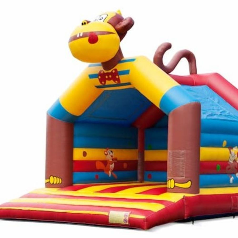 new design  PVC material  attractive  commercial rental monkey theme inflatable  bouncer inflatable bounce house  for kids