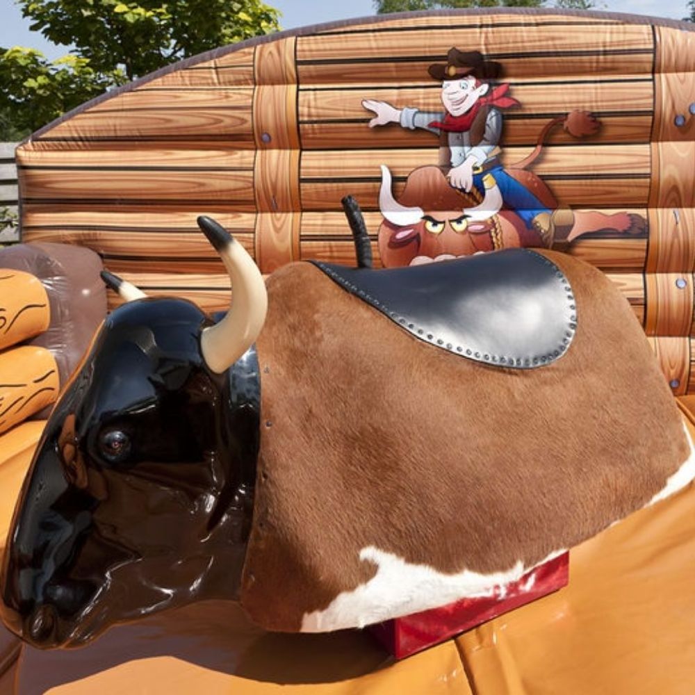 hot sale outdoor  pvc high quality  wholesale commercial rental  inflatable Rodeo Riding Bull Western for children and adults