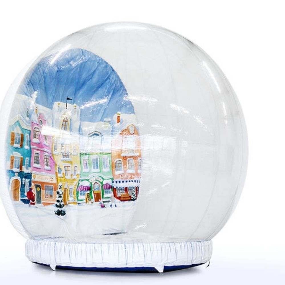 indoor outdoor  pvc high quality  wholesale commercial rental  inflatable snowglobe tent 4m  for children and adults