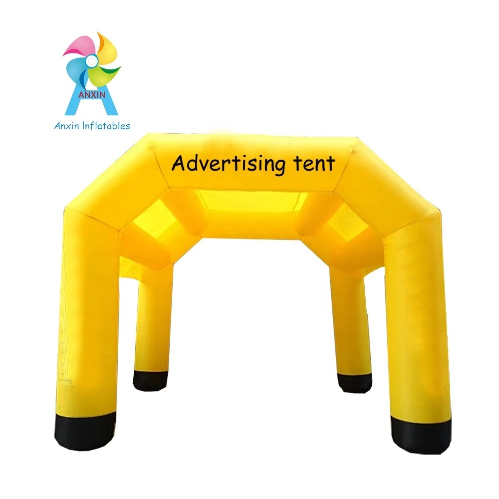 outdoor yellow inflatable promotional tent small advertising promotional activities advertising tent