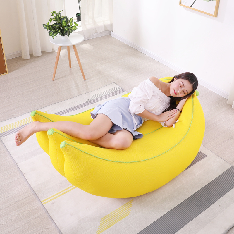 Lazy Sofa Bean Bag Tatami Creative Banana Lovely Single Bedroom Balcony Simple Modern Chair Couch Bed Tiny House Home Furniture