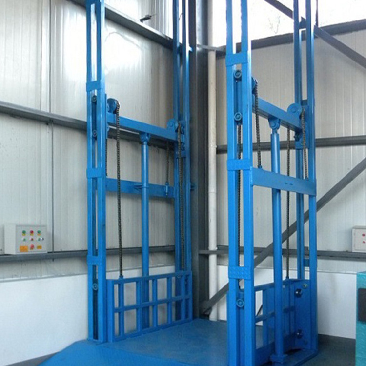 Vertical Freight Elevator Electric Goods Lifting Platform Small Hydraulic Warehouse Guide Rail Cargo Lift