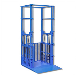 Vertical Freight Elevator Electric Goods Lifting Platform Small Hydraulic Warehouse Guide Rail Cargo Lift