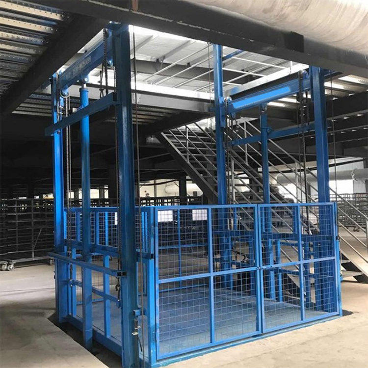 Customization Warehouse Goods Lift Freight Elevator Industrial Elevator Lift Hydraulic Small Cargo Lift For Sale