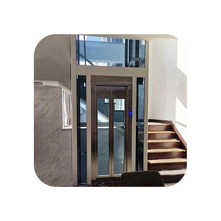 2-6 Floors Indoor &Outdoor Electric Residential Cheap Passenger Elevator Lift Small Dumbwaiter Home Lift