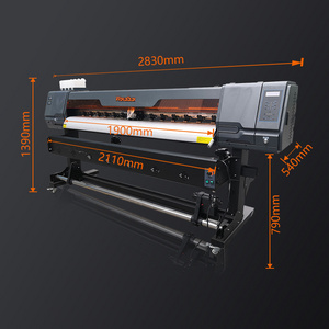 Price of 64" 3m color vinyl sticker printer plotter without cutter  machine that print on vinyl