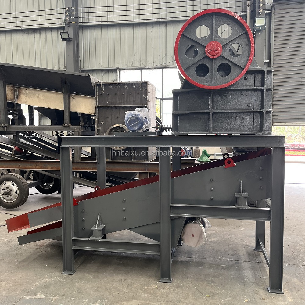 high quality small model marble rock aggregate 10tph stone jaw crusher with vibrating screen