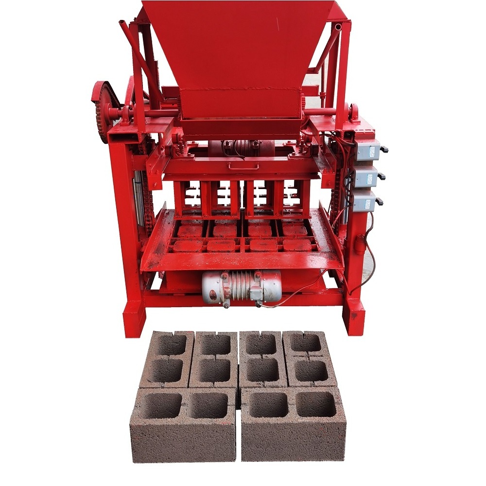 economy mini household diesel manual concrete hollow block bricker clay brick machine