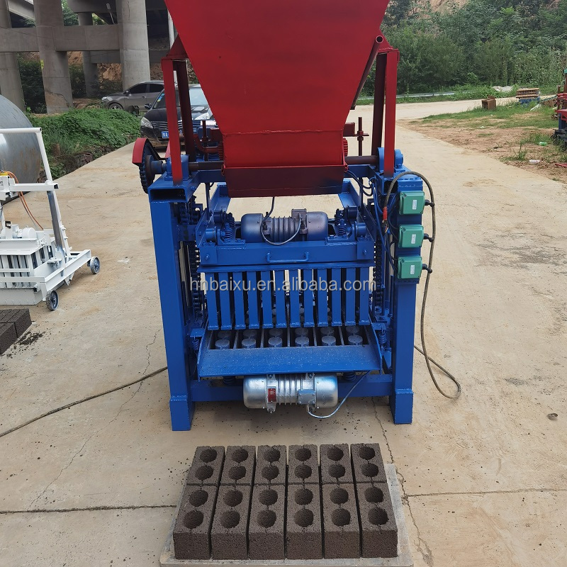 economy mini household diesel manual concrete hollow block bricker clay brick machine