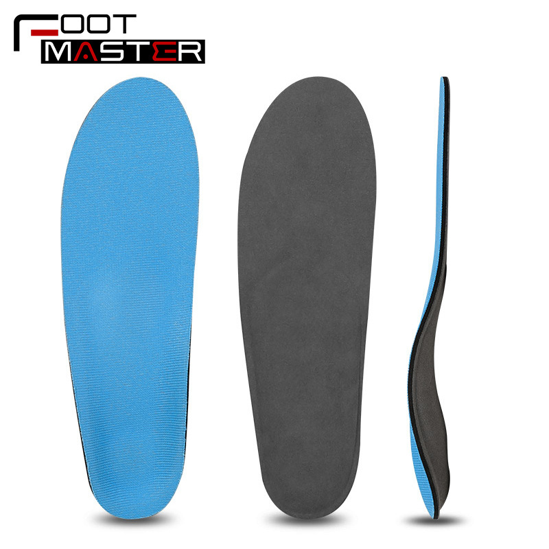 New Design TPU Arch Support Poron Shock Absorption Club Foot Insole for Light Flat Foot