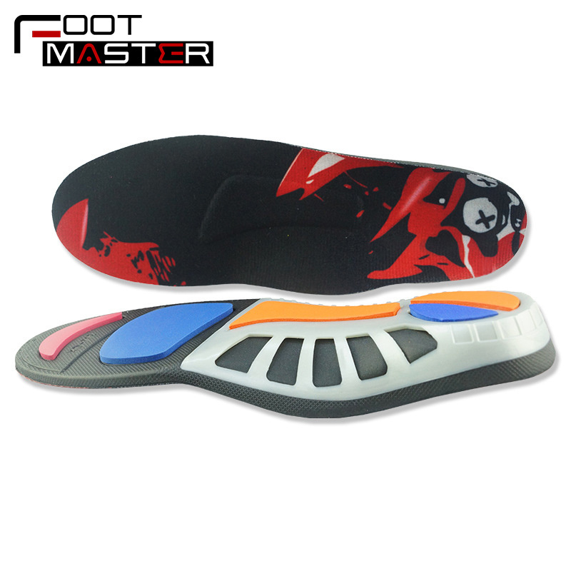 Shock Absorption sport shoe insole eva foam sweat absorb insole TPU poron foam insoles