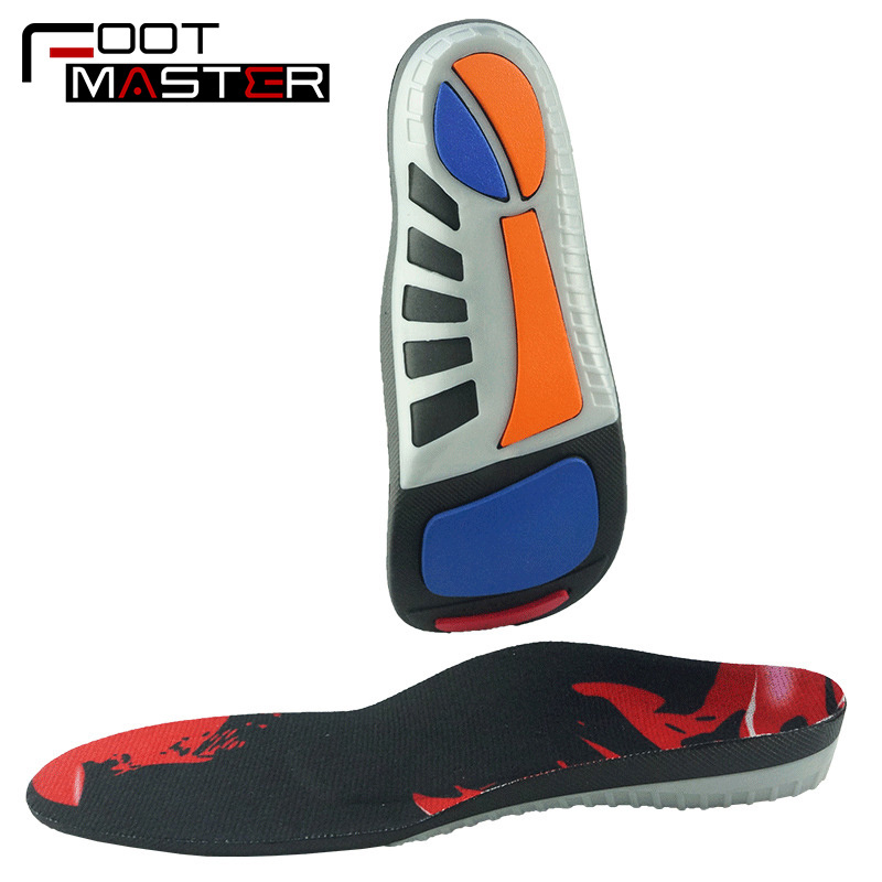 Shock Absorption sport shoe insole eva foam sweat absorb insole TPU poron foam insoles